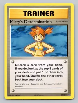 Misty's Determination #80/108 Uncommon XY - Evolutions Pokemon - Image 1