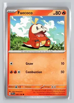 Fuecoco #036/198 Common SV01: Scarlet & Violet Base Set Pokemon - Image 1