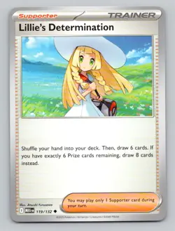 Pokemon Lillie's Determination #119/132 Uncommon ME01: Mega Evolution Pokemon - Image 1