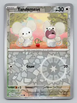 Reverse Holo Tandemaus 159/198 Common SV01: Scarlet & Violet Base Set Pokemon - Image 1