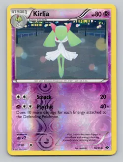 Reverse Holo Kirlia #56/99 Uncommon Next Destinies Pokemon - Image 1