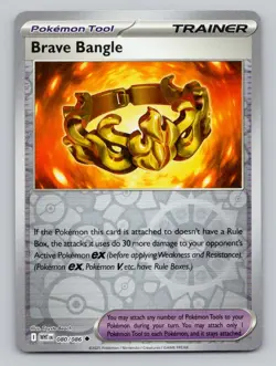 Reverse Holo Brave Bangle #080/086 Uncommon SV: White Flare Pokemon - Image 1