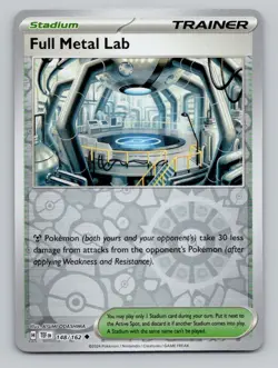 Reverse Holo Full Metal Lab 148/162 Uncommon SV05: Temporal Forces Pokemon - Image 1