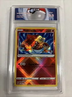2022 Pokemon Radiant Heatran #27 HGC 9.5 (sb2) - Image 1