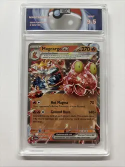 2024 Pokemon Magcargo Ex #29 HGC 9.5 (sb2) - Image 1