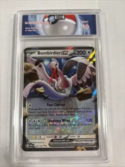 2023 Pokemon Bombirdier Ex #156 HGC 10 (sb5) - Image 1