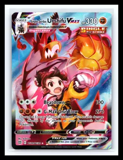 💥 Single Strike Urshifu VMAX TG19/TG30 Brilliant Stars Ultra Rare Pokemon Holo - Image 1
