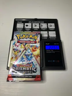 22.93g Prismatic Evolutions Pokemon Booster Pack New Sealed - Image 1