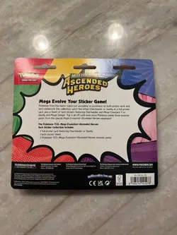 7 X Pokemon Mega Evolutions Ascended Heroes Tech Sticker Collection Charmander - Image 2