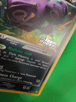Pokemon TCG Dark Weezing 42/109 Team Rocket Returns Reverse Holo LP+/NM- - Image 4