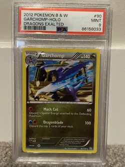 Garchomp Holo - 2012 Pokemon Black & White Dragons Exalted #90 - PSA 9 - Image 1
