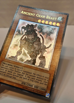 ULTIMATE Rare Ancient Gear Beast TLM-EN007 Unlimited Yugioh 861 - Image 3