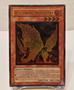 ULTIMATE Rare Blazewing Butterfly TAEV-EN089 Unlimited Yugioh 865 - Image 1