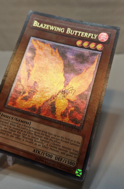 ULTIMATE Rare Blazewing Butterfly TAEV-EN089 Unlimited Yugioh 865 - Image 3