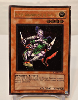 ULTIMATE Rare Ninja Grandmaster Sasuke SOD-EN019 Unlimited Yugioh 879 - Image 1