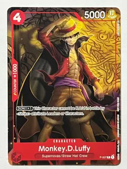 Monkey.D.Luffy P-007 PROMO Tournament Pack Vol. 1 One Piece English - Image 1