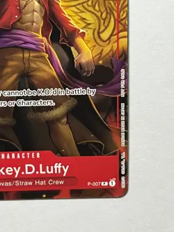 Monkey.D.Luffy P-007 PROMO Tournament Pack Vol. 1 One Piece English - Image 5