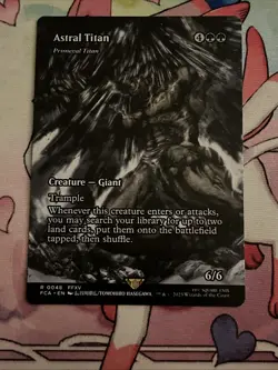 Astral Titan - Primeval Titan (Showcase) Final Fantasy: Through the Ages Regular - Image 2
