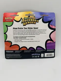 Pokemon TCG Mega Evolution Ascended Heroes Tech Sticker Collection Purple - Image 2