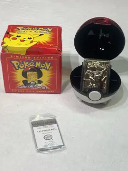 Pokemon pikachu 23k Gold plated promo card - Image 1