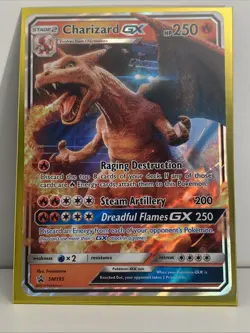 Pokemon TCG Charizard GX SM195 Detective Pikachu Promo Holo Card - Image 1