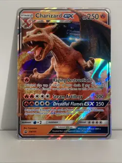 Pokemon TCG Charizard GX SM195 Detective Pikachu Promo Holo Card - Image 3