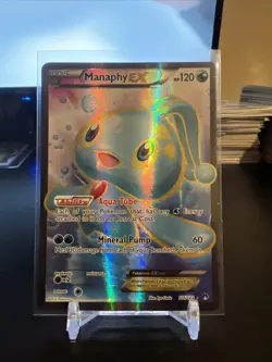 Pokemon TCG Manaphy EX XY Breakpoint Holo Full Art Ultra Rare Card 116/122 - Image 1