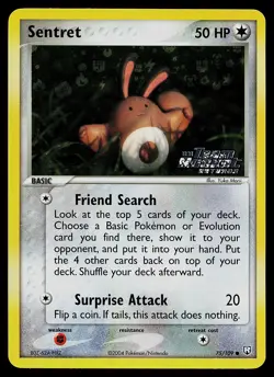 Pokemon Card - Sentret Team Rocket Returns 75/109 Common Reverse Holo Stamped - Image 1