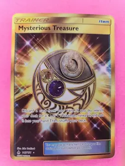 Mysterious Treasure Sun & Moon Forbidden Light Holo Pokemon Card WOTC NM - Image 1