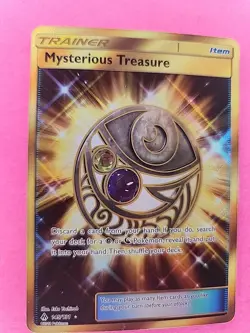 Mysterious Treasure Sun & Moon Forbidden Light Holo Pokemon Card WOTC NM - Image 2