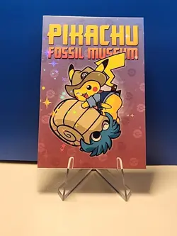 Pikachu Fossil Museum Electric Pikachu 2025 Star Holo Peru Omanyte Card Database - Image 1