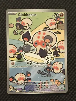 Clobbopus 207/191 Surging Sparks Illustration Rare Full Art Holo Pokemon TCG NM - Image 1