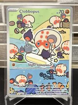 Pokemon TCG Surging Sparks Clobbopus 207/191 Illustration Rare Full Art - Image 1