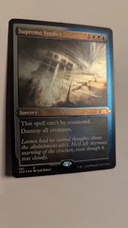 1x Supreme Verdict Foil Etched NM - 2X2 MTG Magic x1 - Image 1
