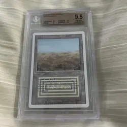 Scrubland BGS 9.5 GEM MINT Revised 3rd Edition MTG Magic The Gathering - Image 1