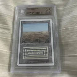 Scrubland BGS 9.5 GEM MINT Revised 3rd Edition MTG Magic The Gathering - Image 2