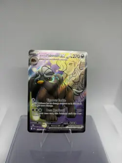 Pokemon TCG Arven's Mabosstiff EX 218/182, Destined Rivals, Near Mint Condition - Image 1