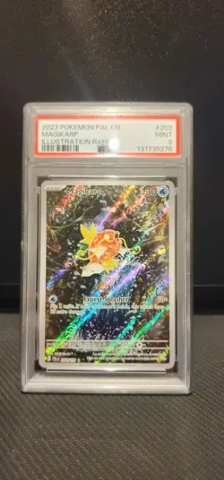 2023 POKEMON PAL EN-PALDEA EVOLVED ILLUSTRATION RARE #203 MAGIKARP PSA 9 - Image 1