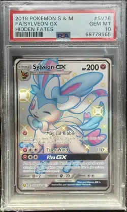 Pokemon Sylveon GX SV76/SV94 Hidden Fates - PSA 10 - Image 1