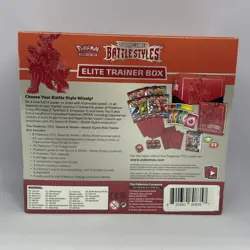 🔥 Pokemon TCG Sword & Shield - Battle Styles - Elite Trainer Box ETB RED - Image 3