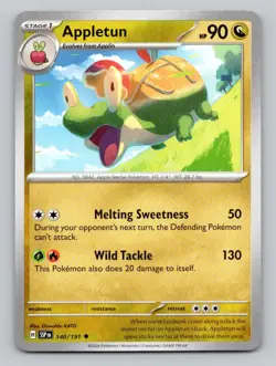 Appletun 140/191 Uncommon SV08: Surging Sparks Pokemon - Image 1