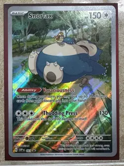 Pokemon TCG - Snorlax - SVP 051 - 151 Black Star Promo - Image 1