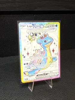 Pokemon TCG Lapras ex 158/142 Full Art Secret Rare Tera Holo Sv07: Stellar Crown - Image 2