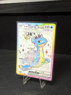 Pokemon TCG Lapras ex 158/142 Full Art Secret Rare Tera Holo Sv07: Stellar Crown - Image 3