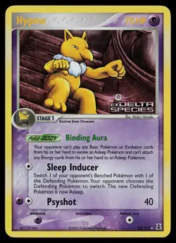 Pokemon Card - Hypno Delta Species 23/113 Rare Reverse Holo Stamped - Image 1