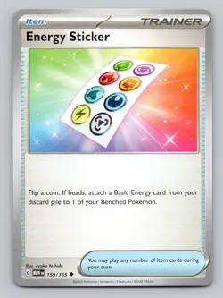 Energy Sticker 159/165 Uncommon SV: Scarlet & Violet 151 Pokemon - Image 1
