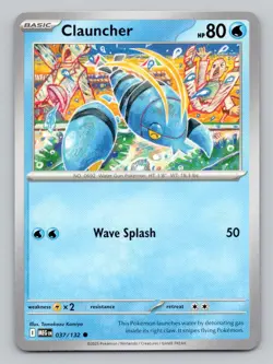Clauncher 037/132 Common ME01: Mega Evolution Pokemon - Image 1