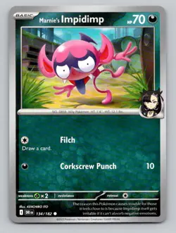 Marnie's Impidimp #134/182 Common SV10: Destined Rivals Pokemon Pokemon - Image 1
