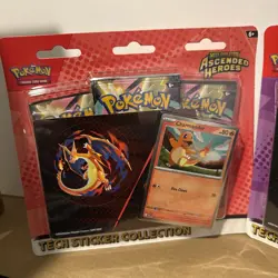 Set Of 2 X POKEMON ASCENDED HEROES Tech Sticker Collection BRAND NEW/SEALED! - Image 3