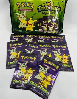 4x Packs Pokemon TCG Trick or Trade BOOster Bundle Lot 2023 Halloween Card 820650852572 - Image 1